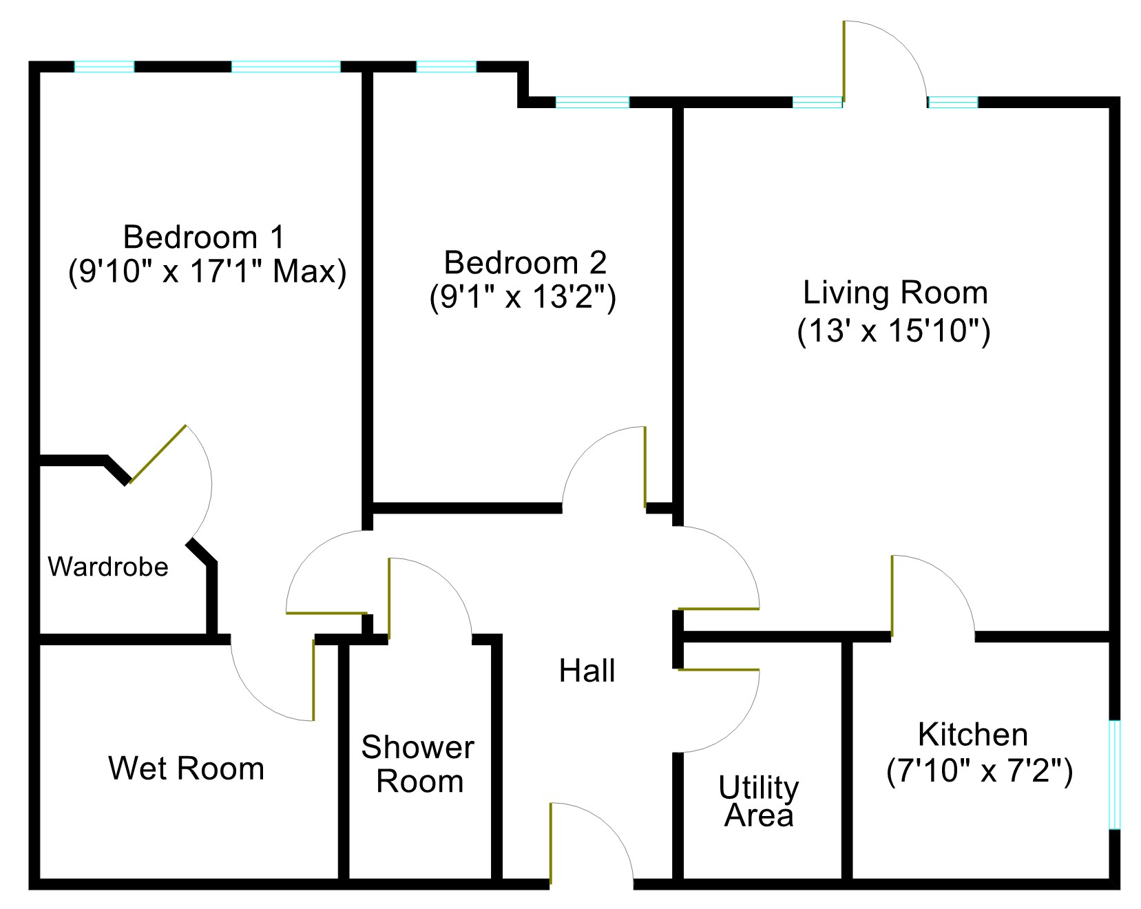 8 Wykeham Court, Winchester Road, Wickham floorplan