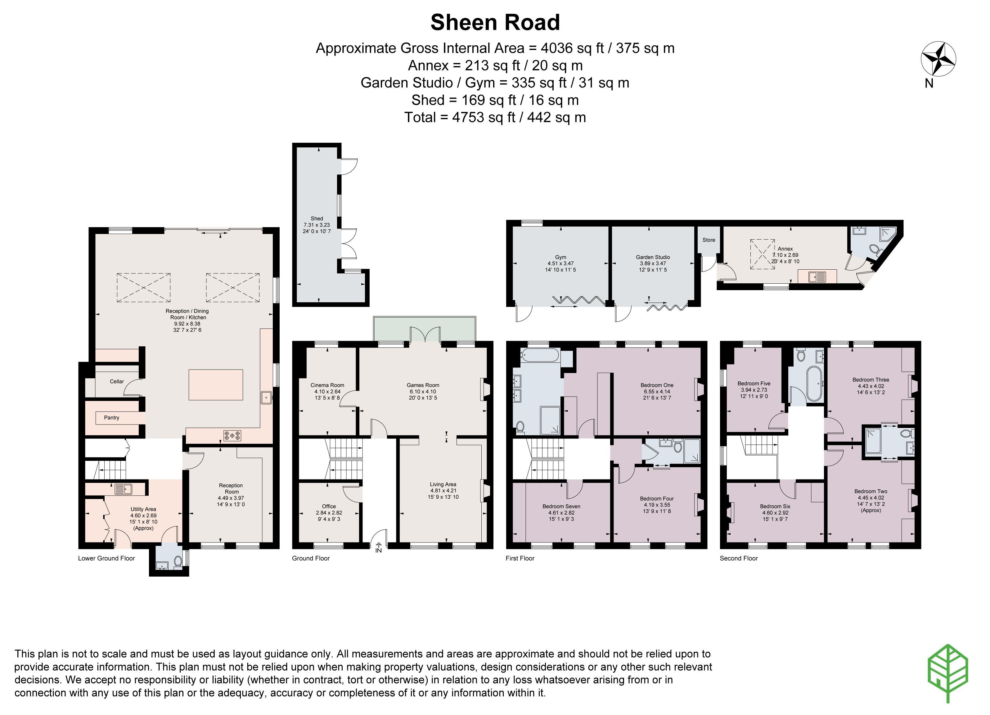 53, Sheen Road, Richmond floorplan