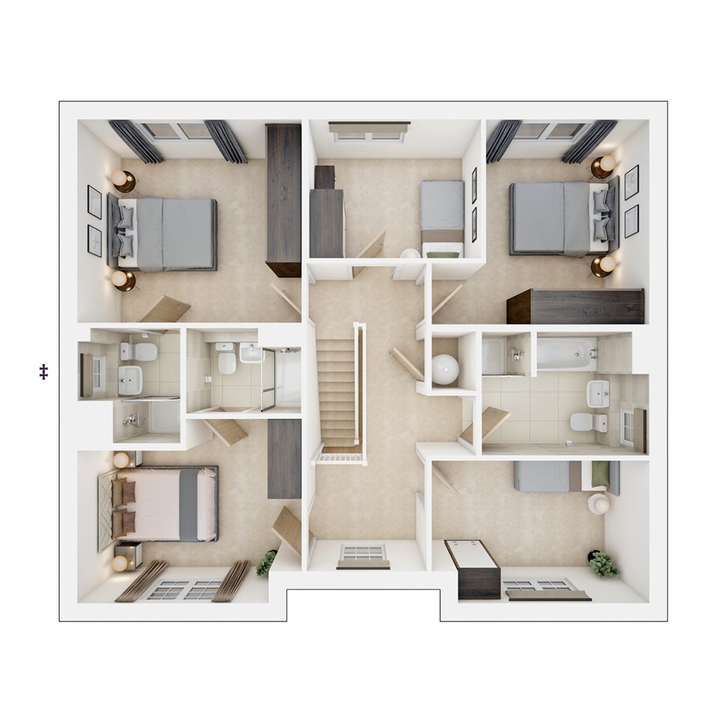 The Thirlford - Plot 4, The Vista At Barton Grange, Higham Road, Barton-Le-Clay floorplan