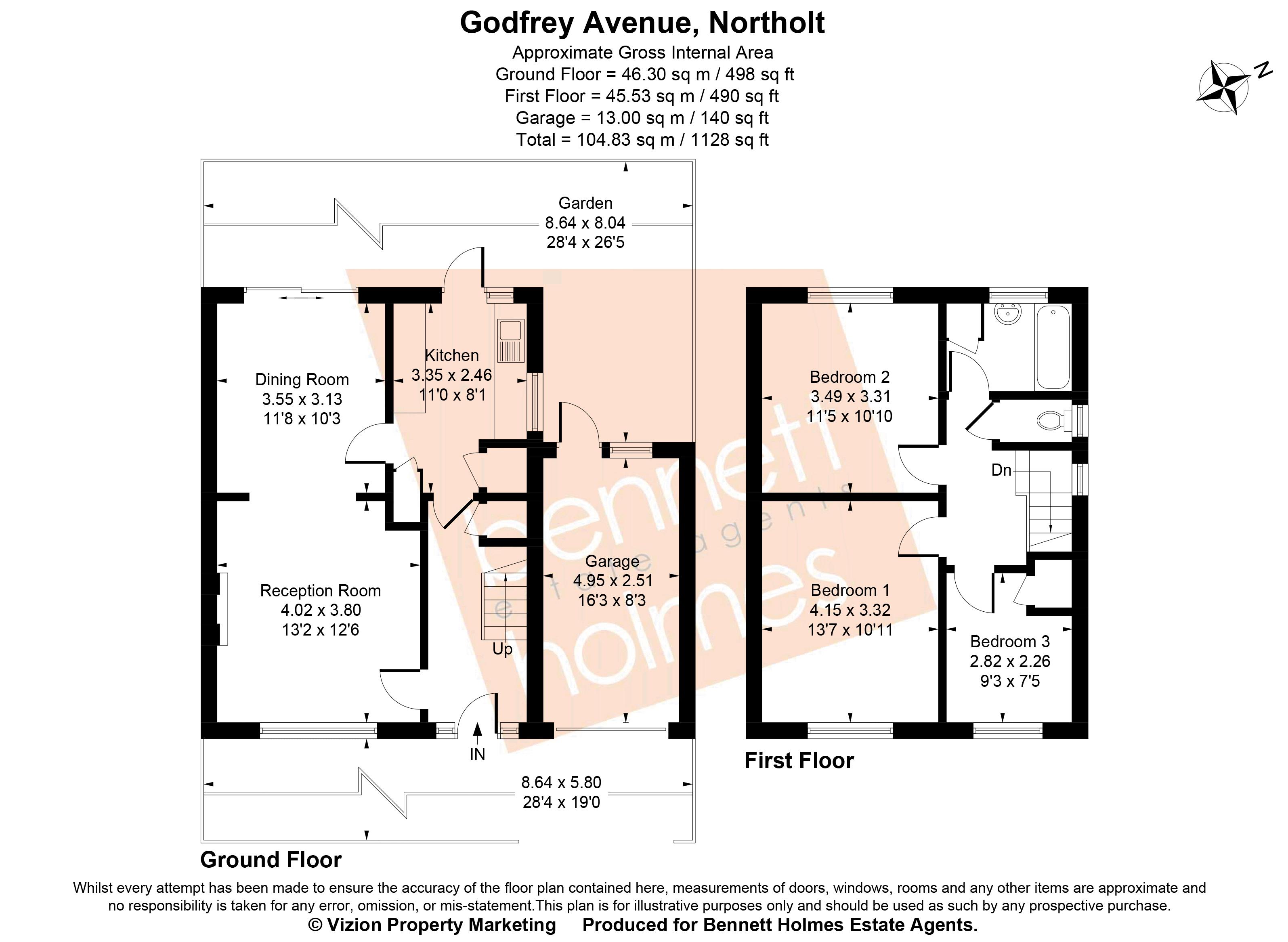 17, Godfrey Avenue, Northolt floorplan