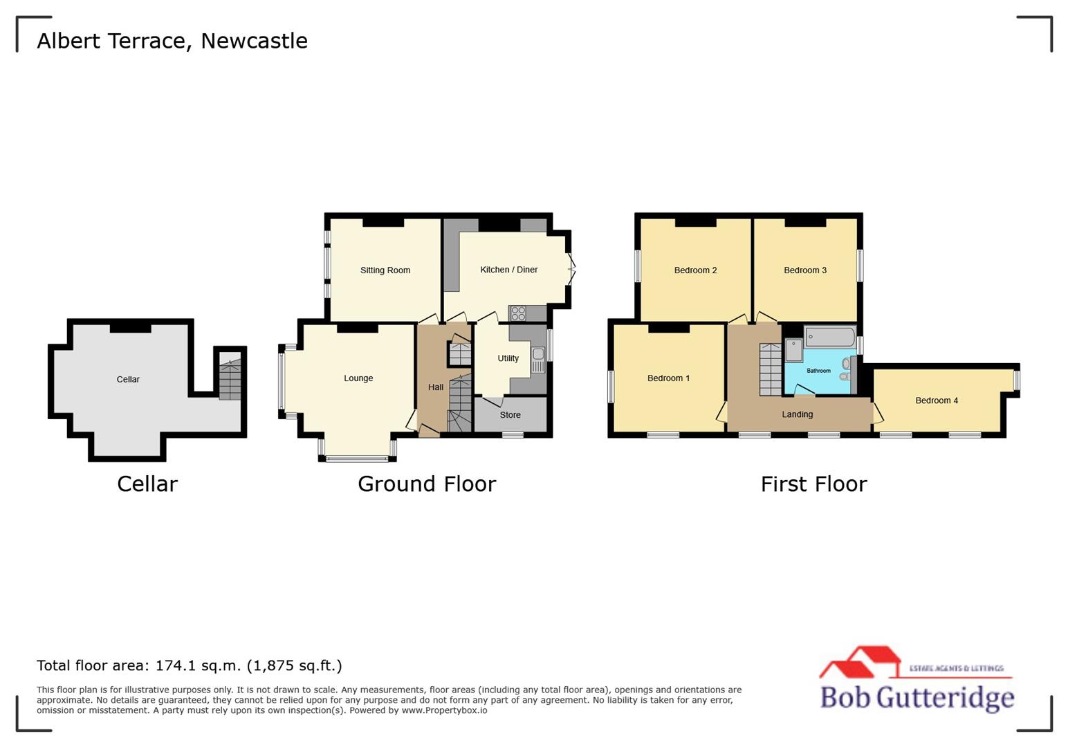 38, Albert Terrace, Newcastle floorplan