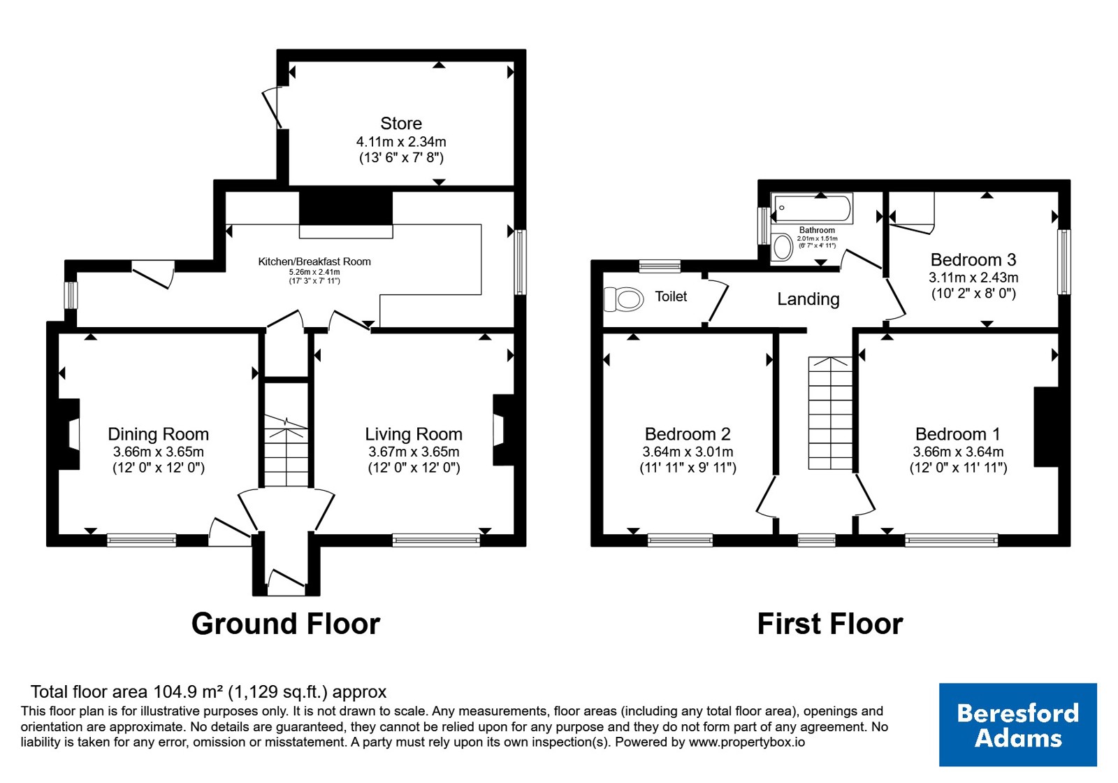 27, New Road, Wrexham floorplan