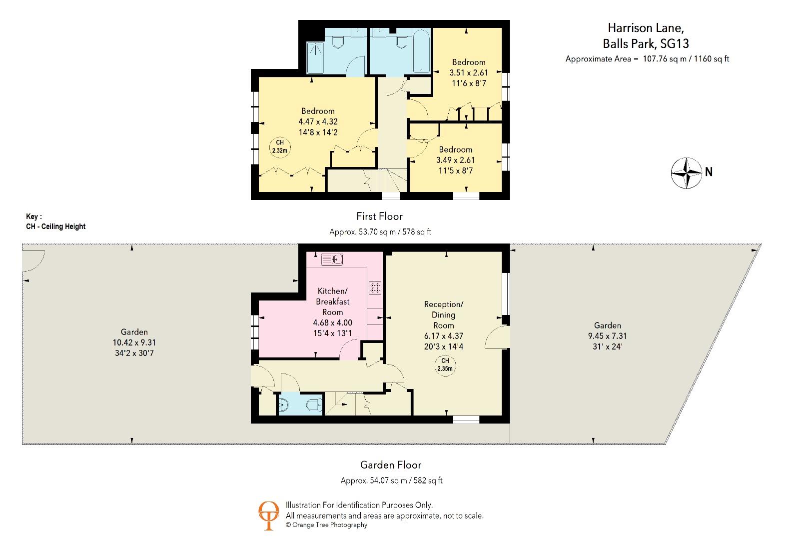 8, Harrison Lane, Hertford floorplan