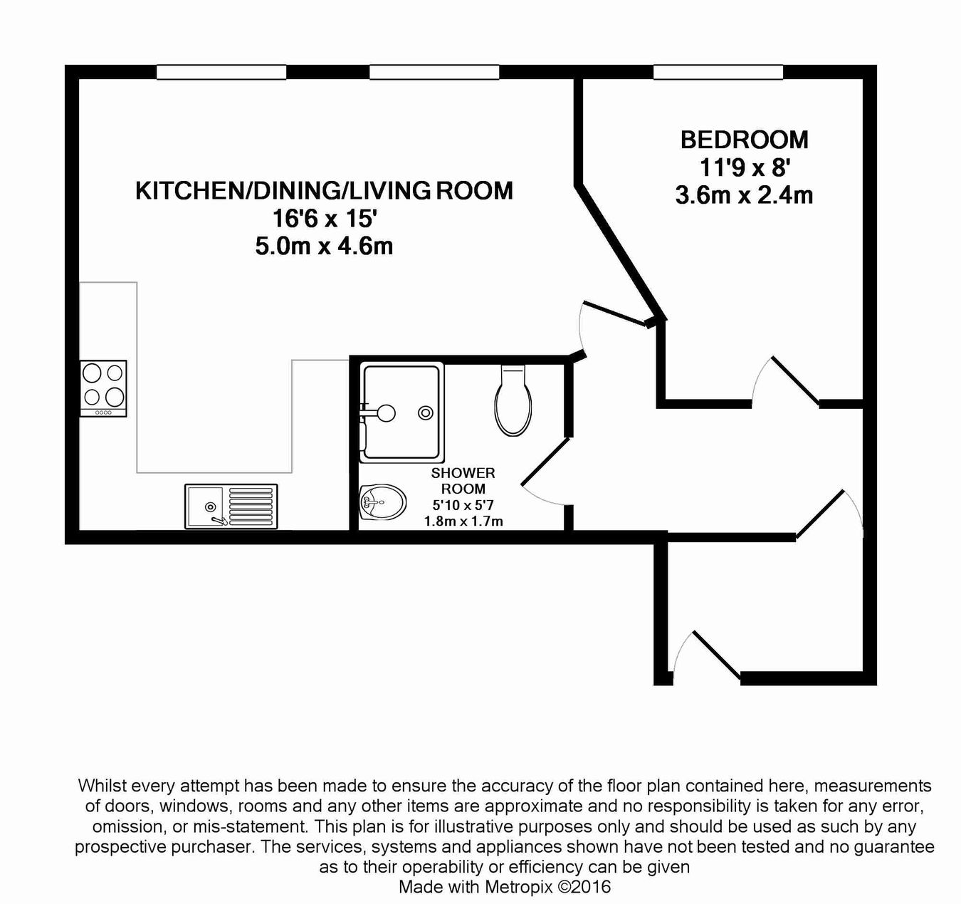Flat 4, 52, Church Lane, Brecon floorplan