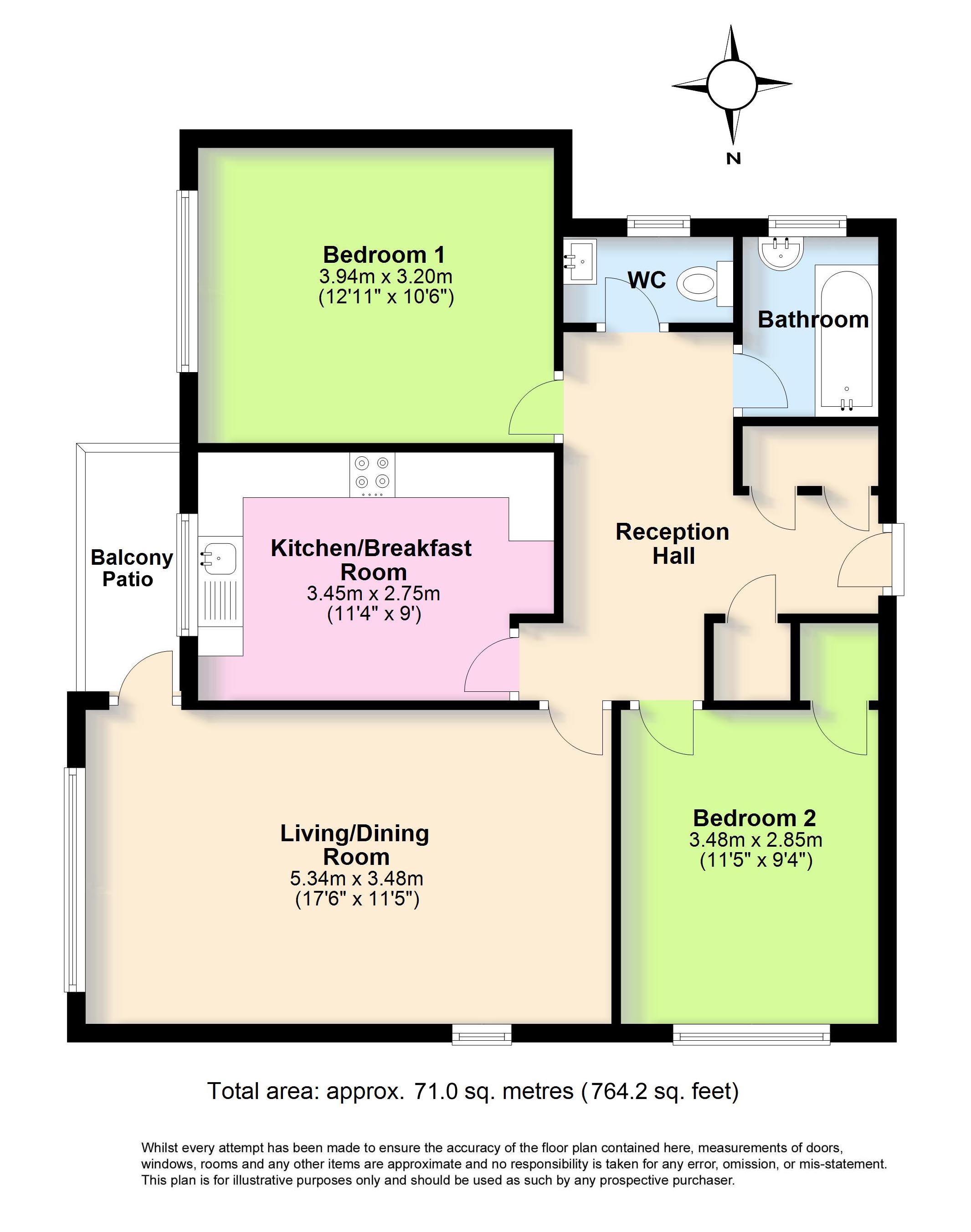 Wallace Avenue, Worthing, West Sussex BN11, 2 bedroom flat for sale