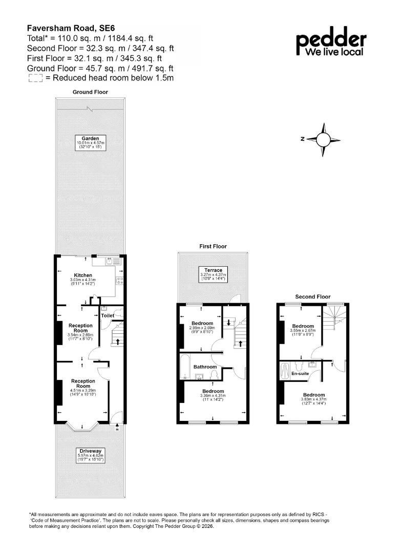 36, Faversham Road, London floorplan