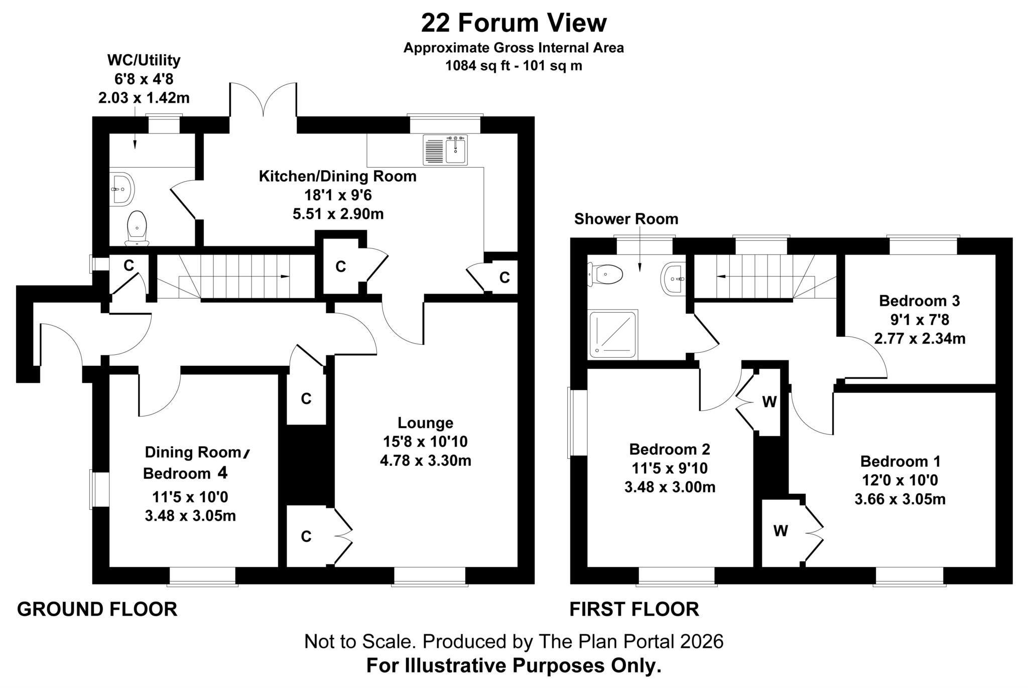 22, Forum View, Blandford Forum floorplan