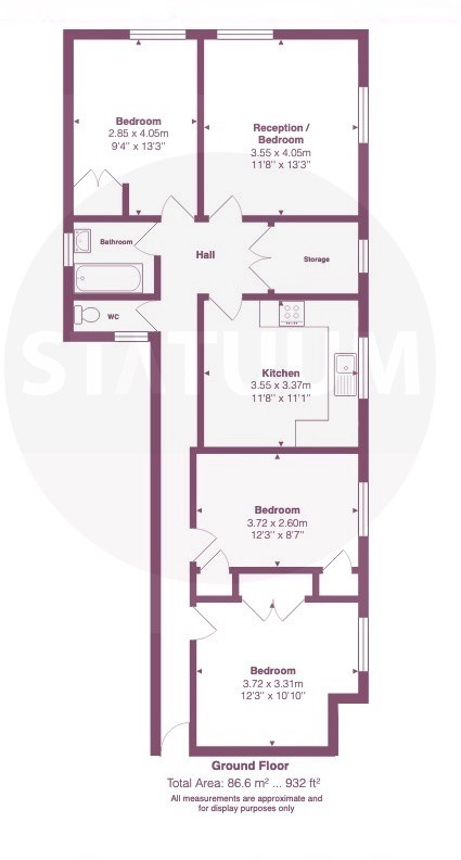 190 Banister House,, Homerton High Street, London floorplan