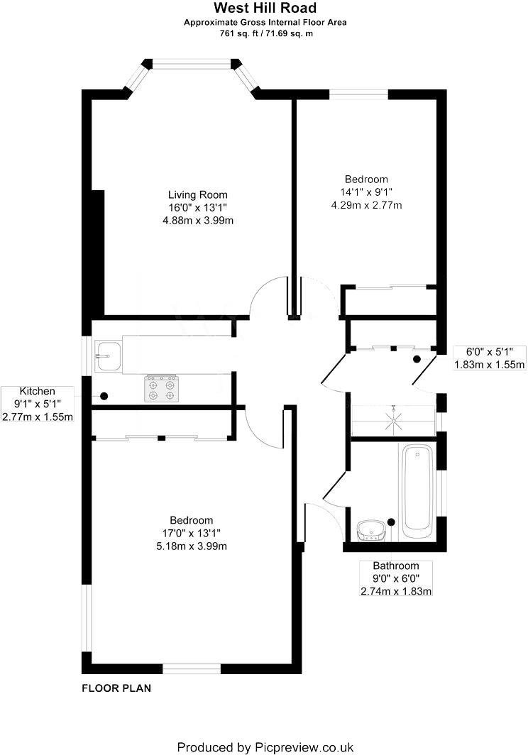 5 West Hill House, 21, West Hill Road, St. Leonards-On-Sea floorplan