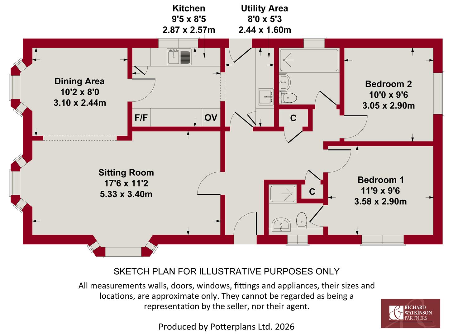 4 Peach Close, Allington Gardens, Allington floorplan