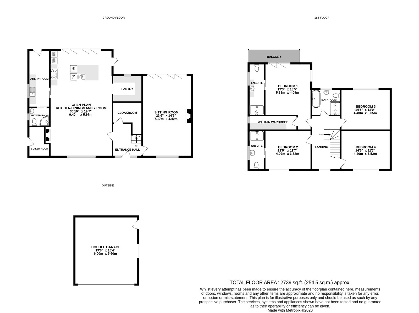 Brayleigh, Coldwells Road, Hereford floorplan