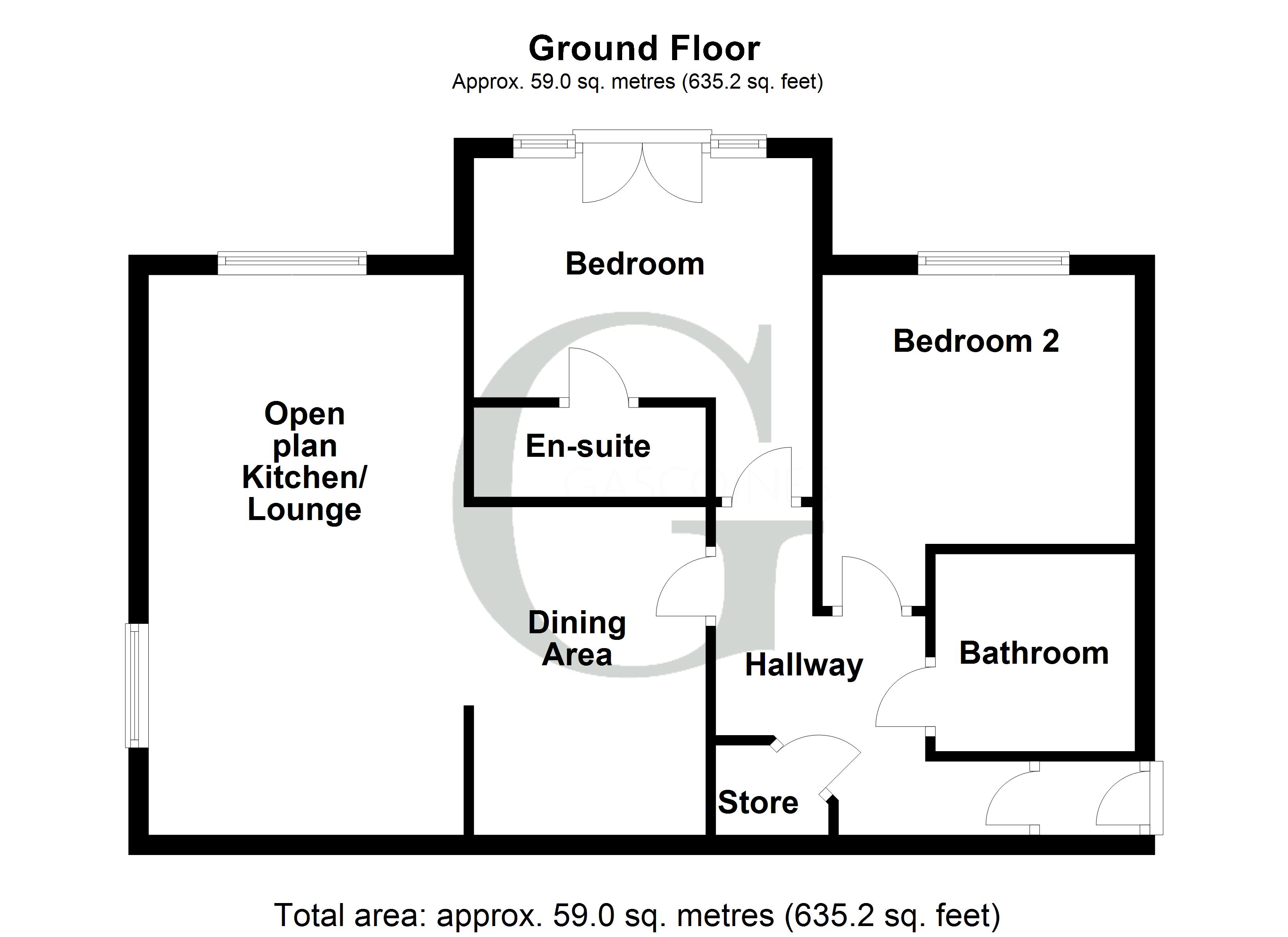 60 Newark Court,, Goodwill Road, Newark floorplan