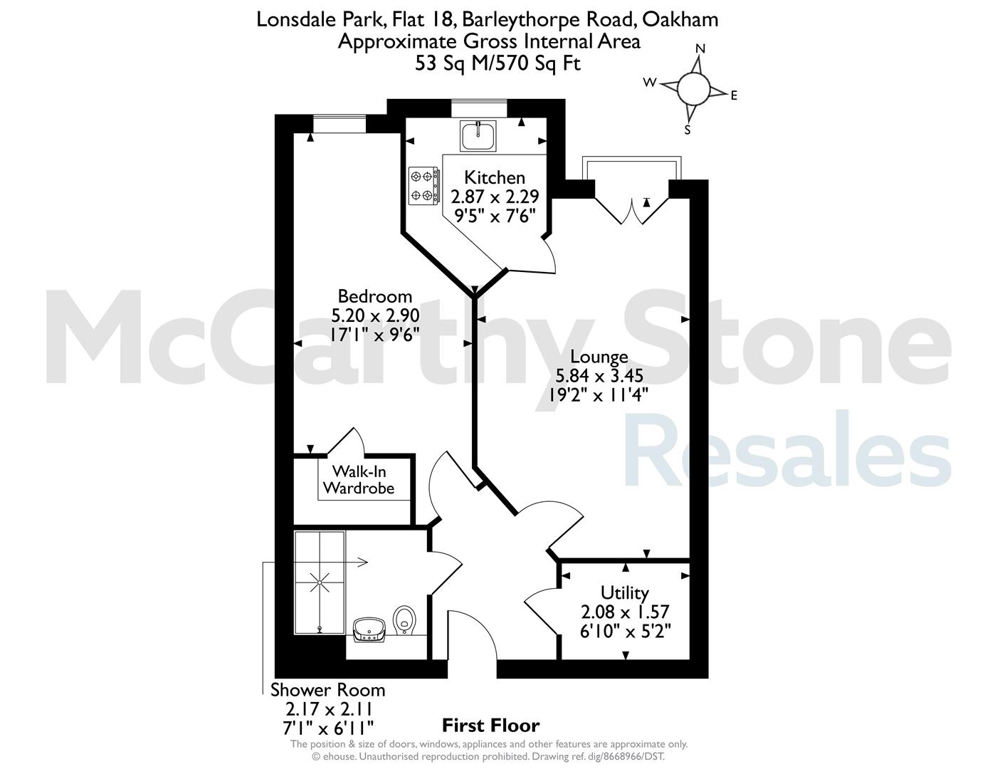 18 Lonsdale Park, Barleythorpe, Rutland floorplan
