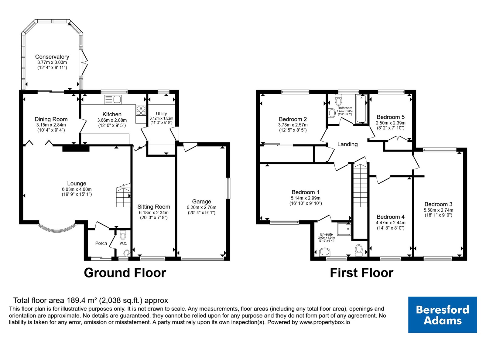 4, Bryn Avenue, Colwyn Bay floorplan