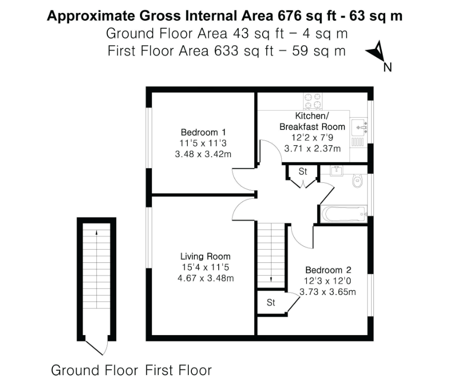 41, Beechwood Road, Hampshire floorplan