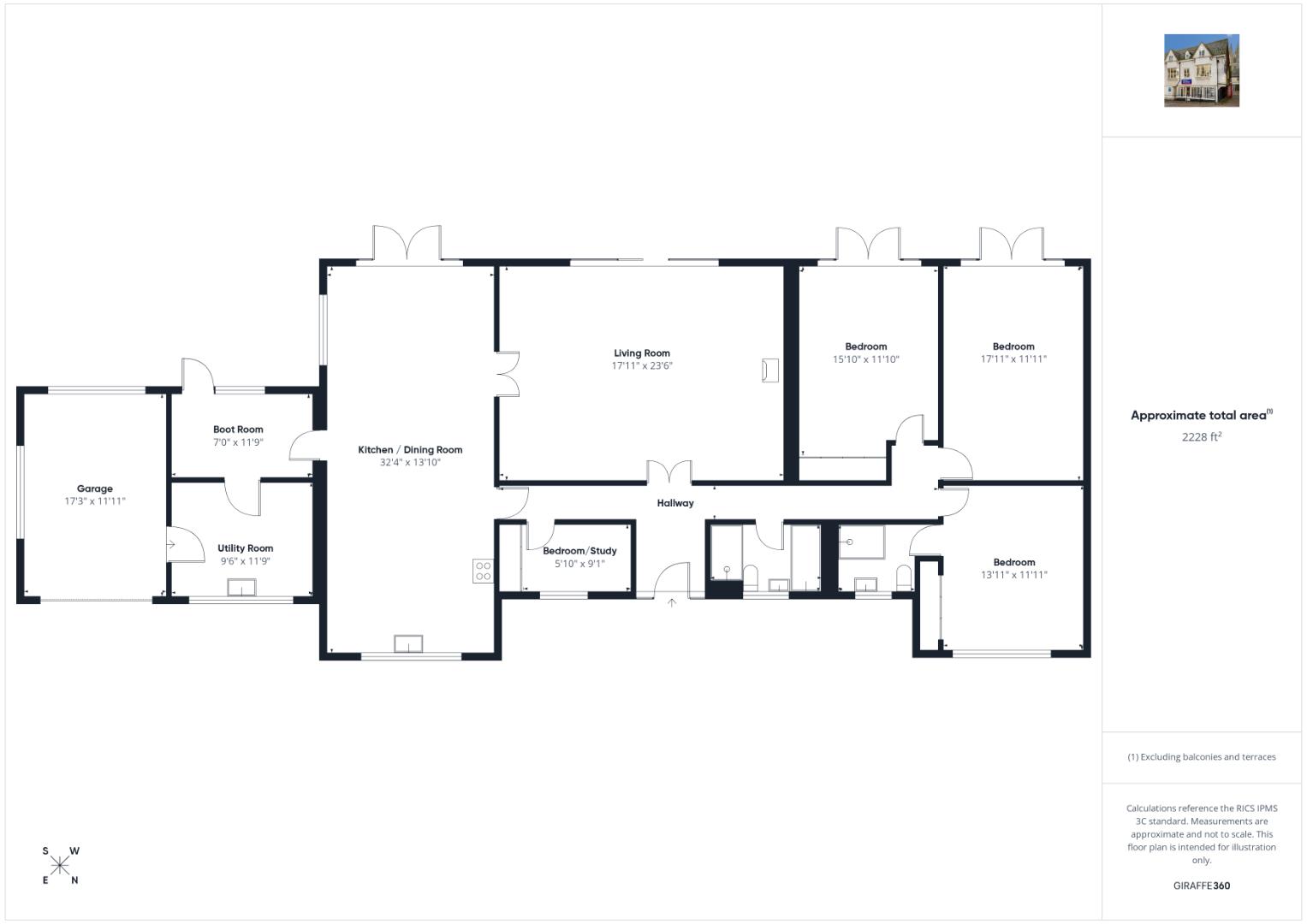 Eversleigh, Hornash Lane, Kent floorplan