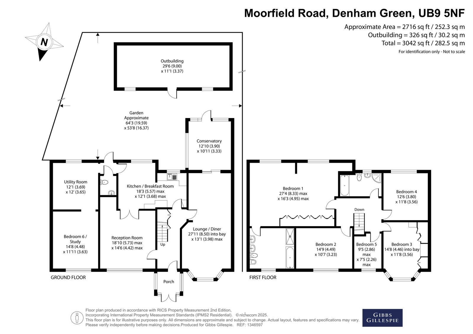 86, Moorfield Road, Denham Green floorplan
