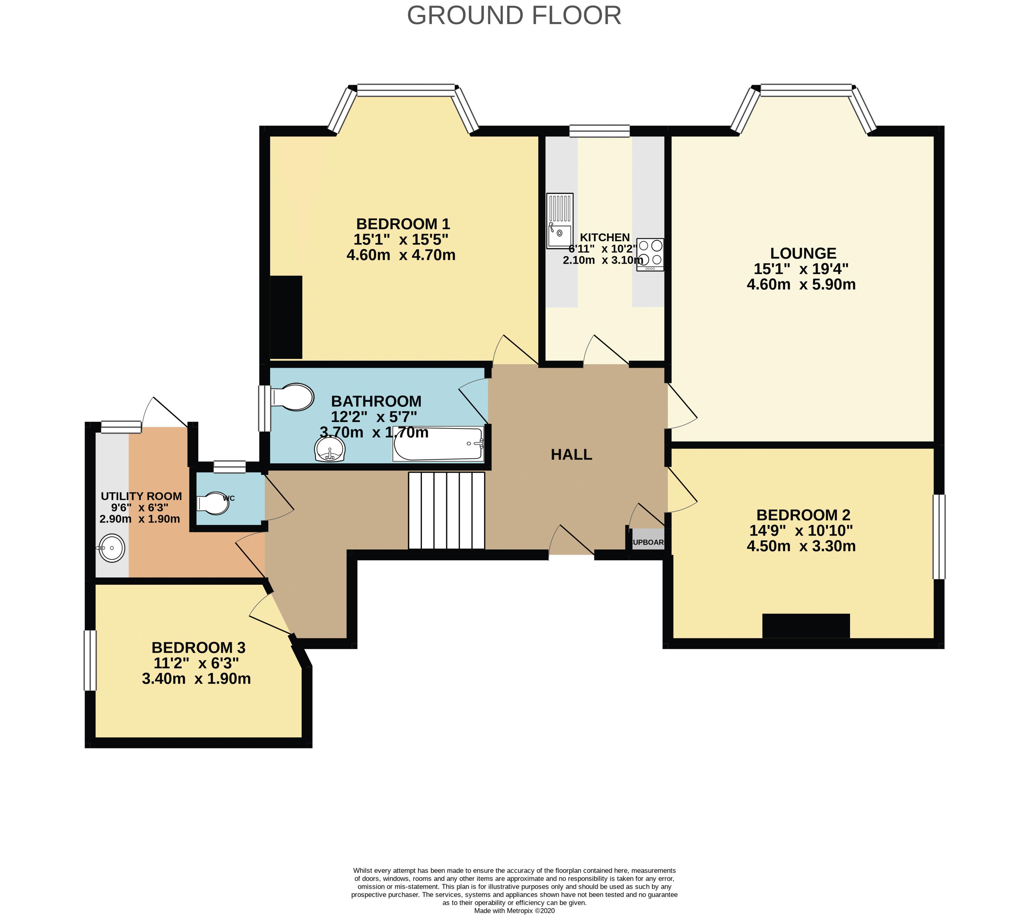 3 bed flat for sale in Lisvane Flats, Fulford Road, Scarborough YO11
