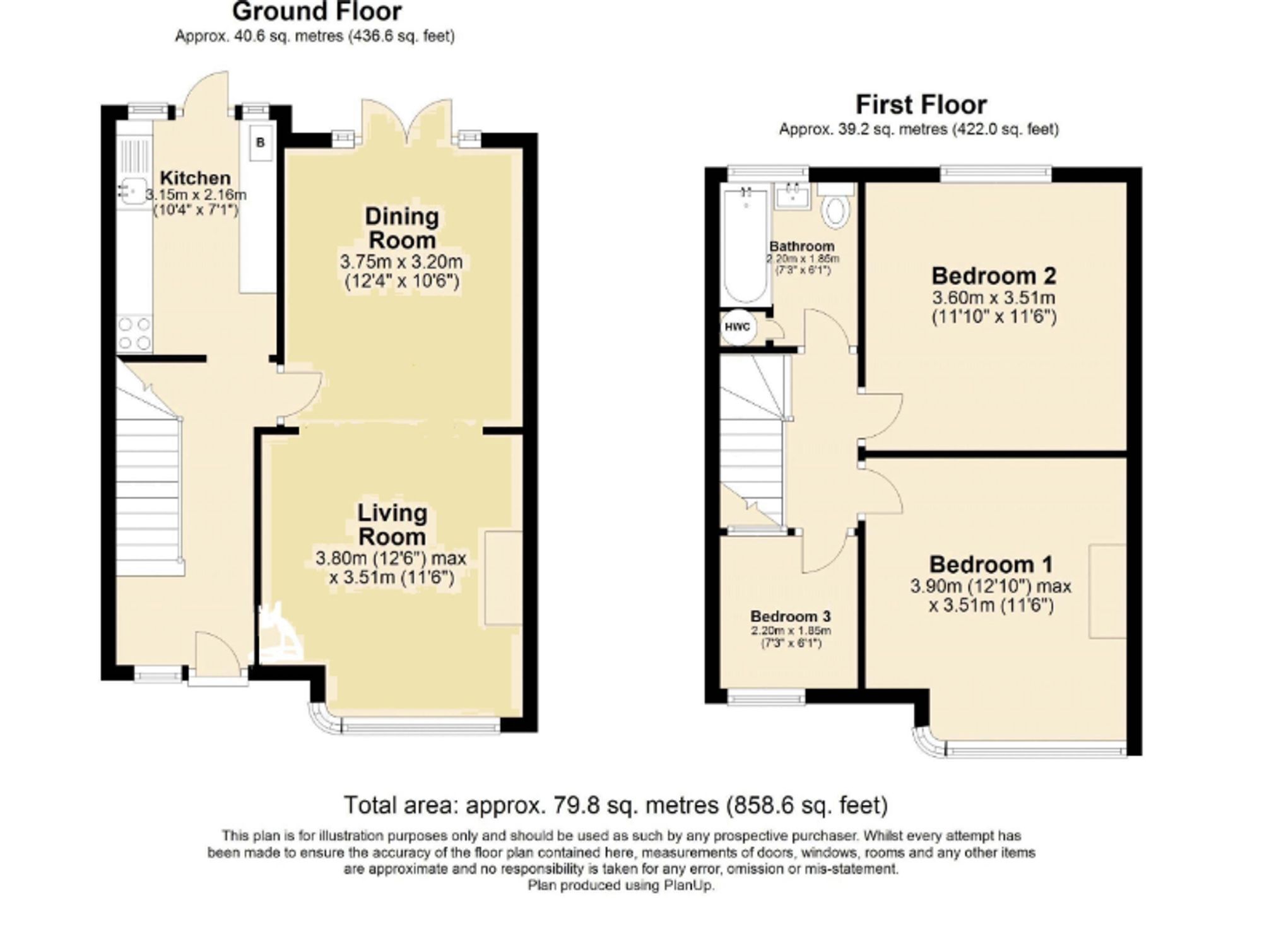9 Leamington Crescent, Harrow floorplan