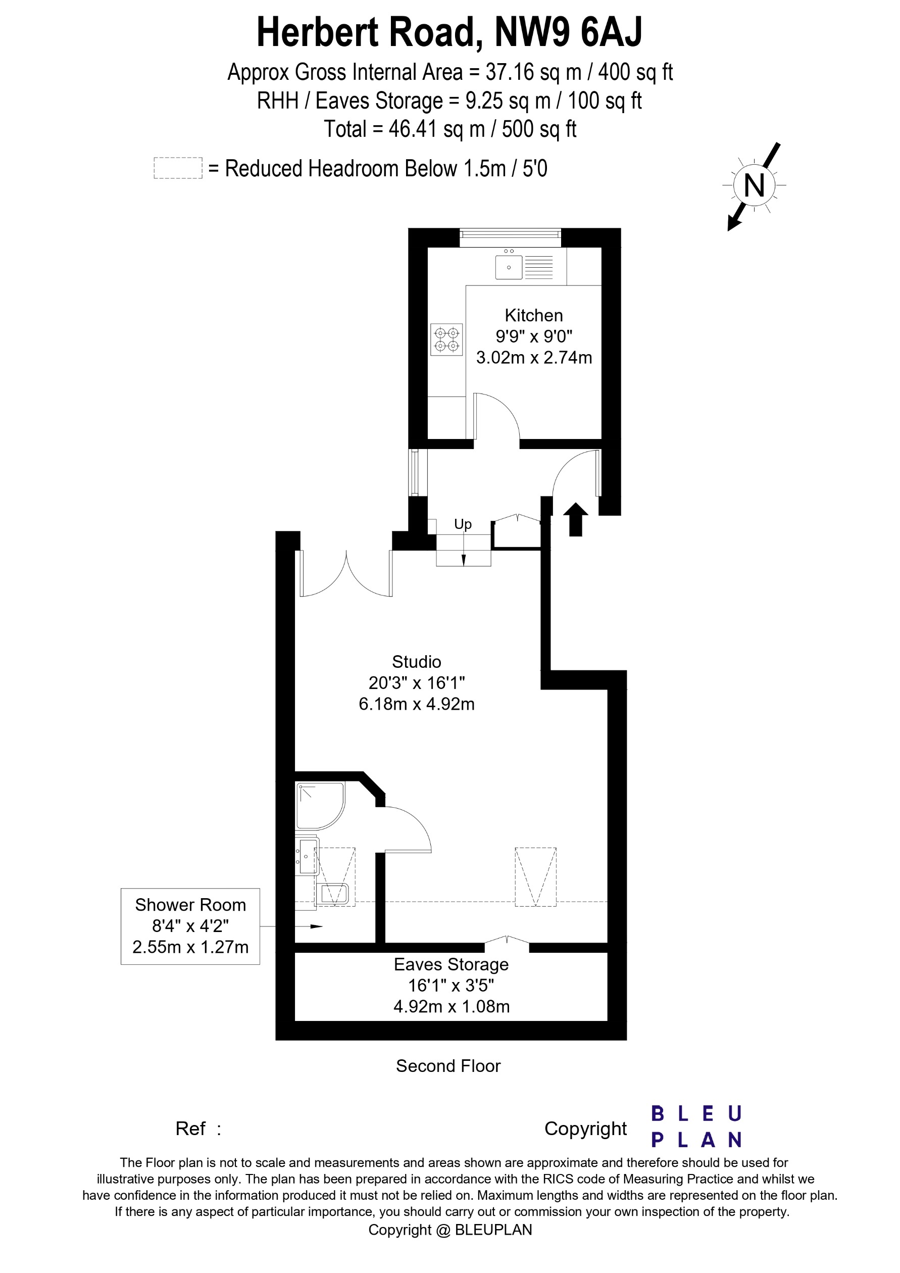 Flat 3, 5, Herbert Road, London floorplan