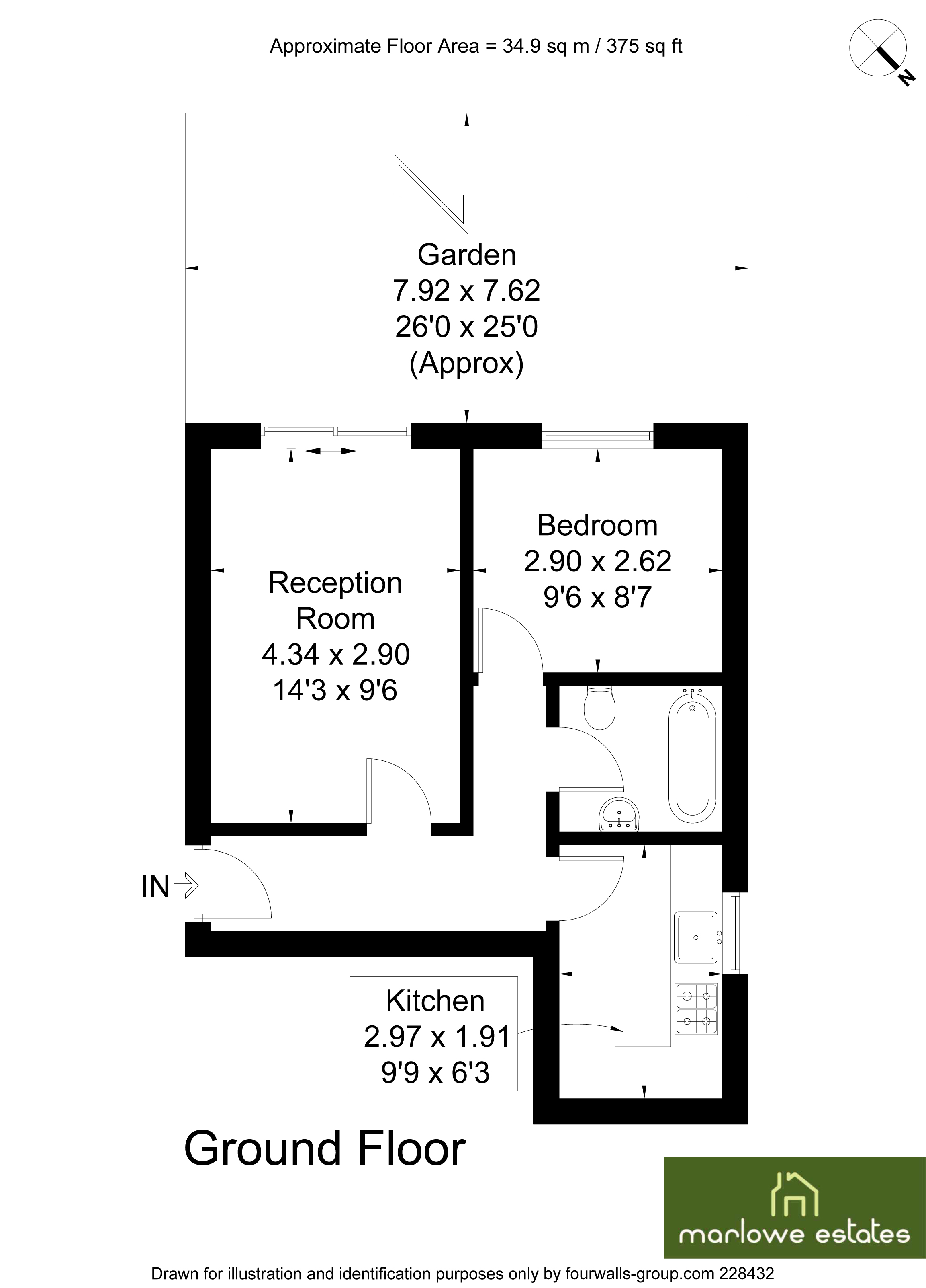 1 Bedrooms Flat for sale in Longley Road, Tooting SW17