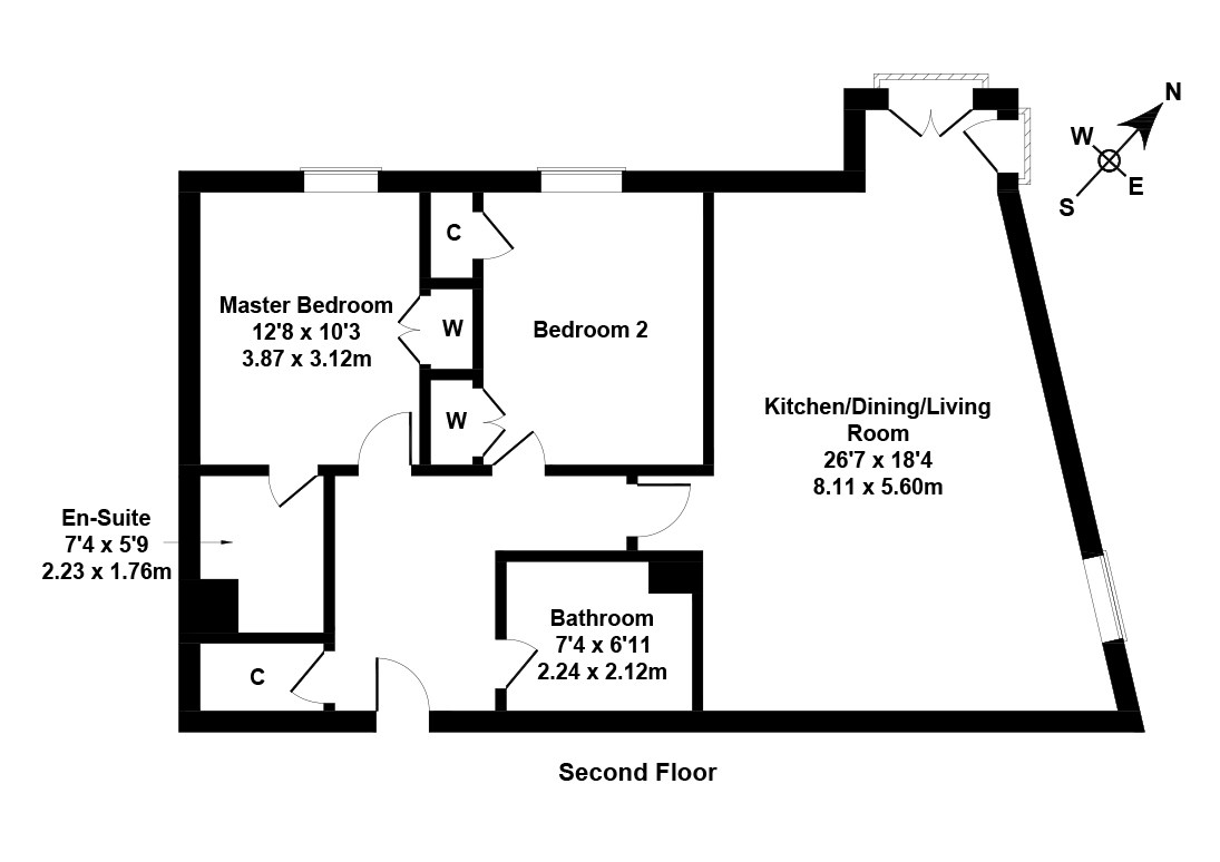2 Bedrooms Flat for sale in King Street, Leith, Edinburgh EH6