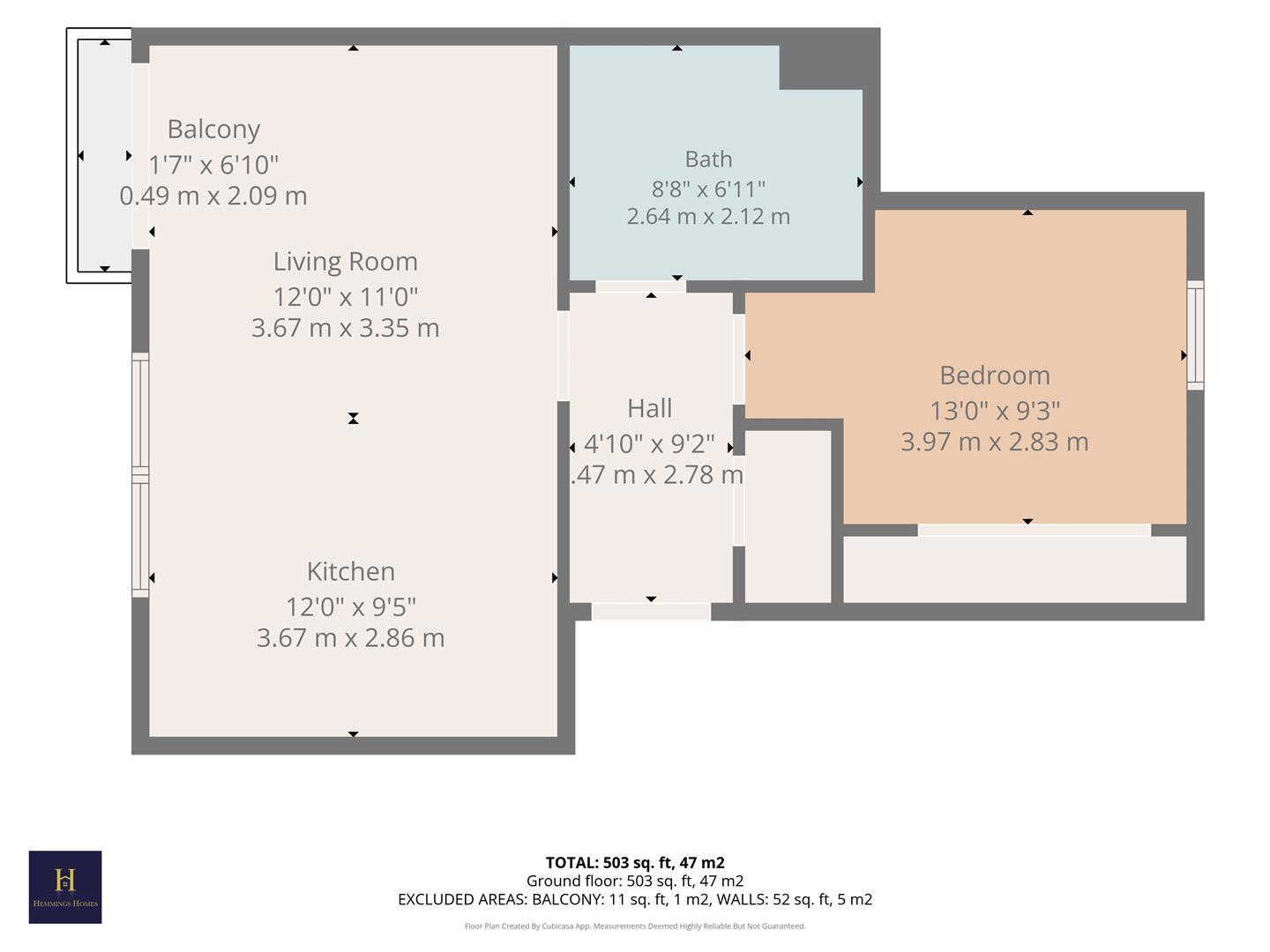 Leyland Road, Motherwell floorplan