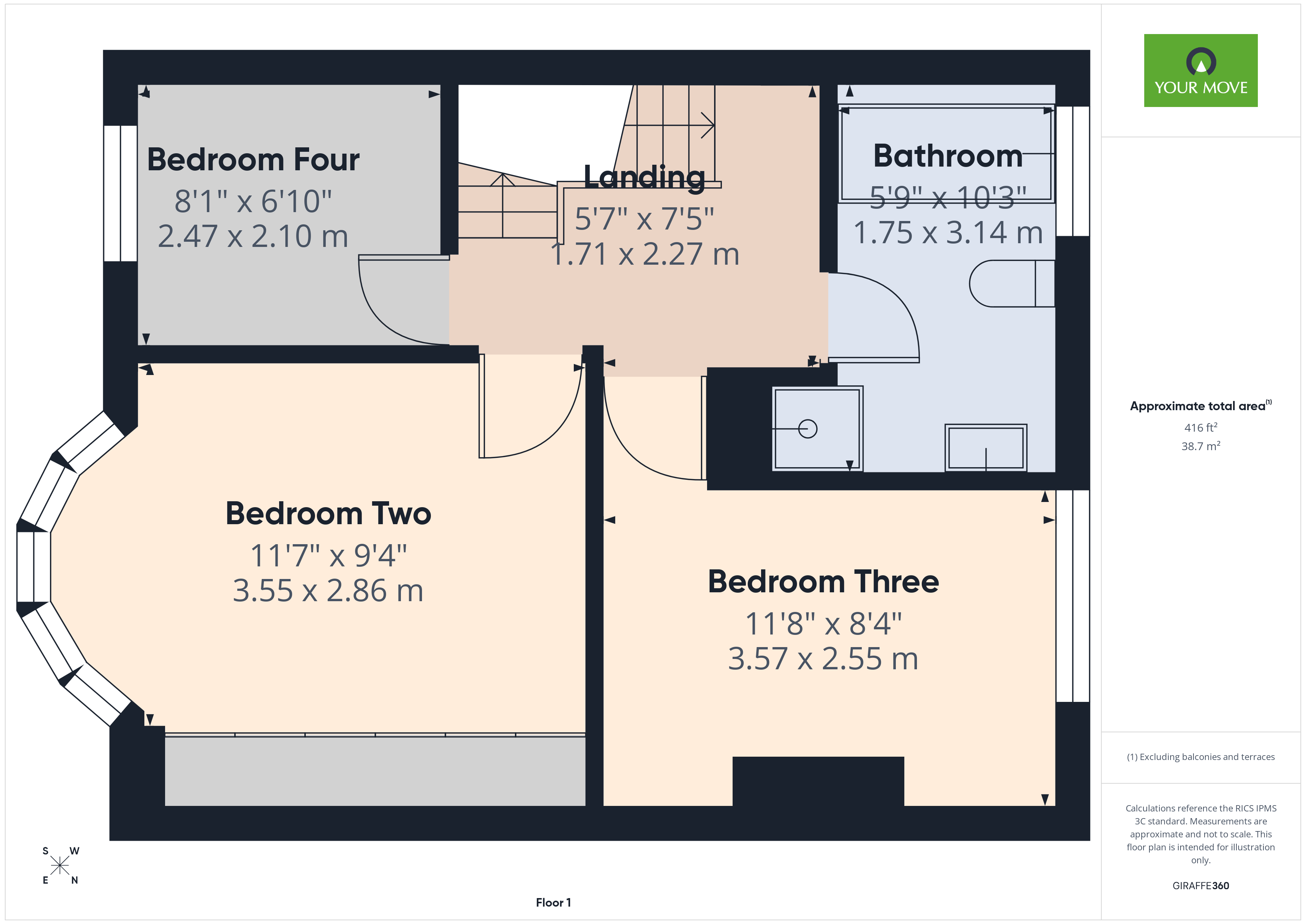 25, Lyndhurst Drive, Hornchurch floorplan