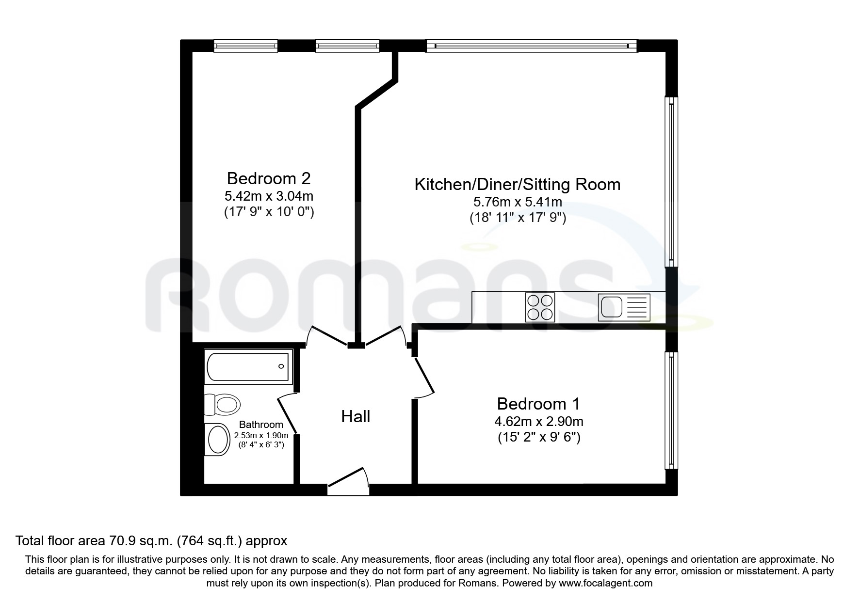 15 Pioneer House, Barley Way, Hampshire floorplan