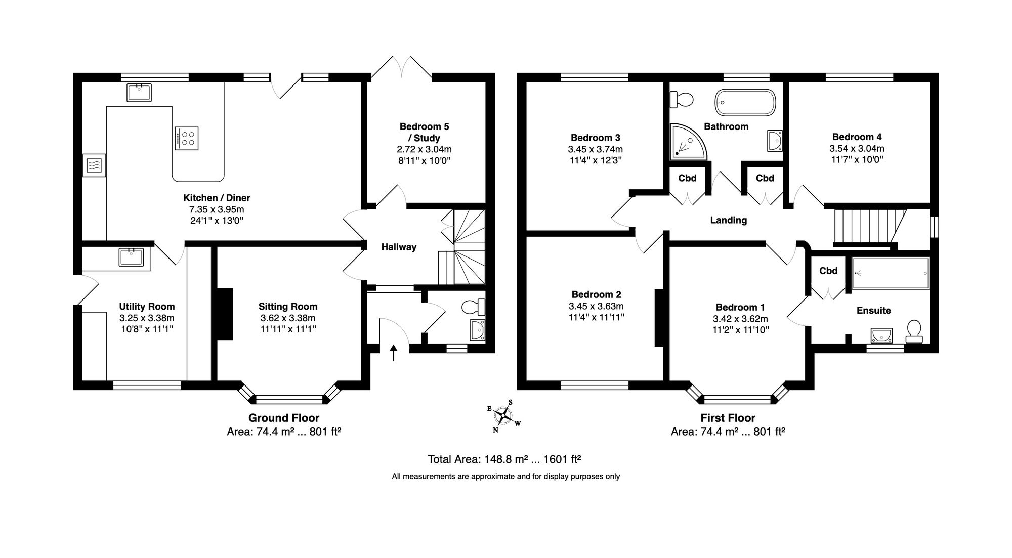 23, Wayside Crescent, Harrogate, HG2 floorplan