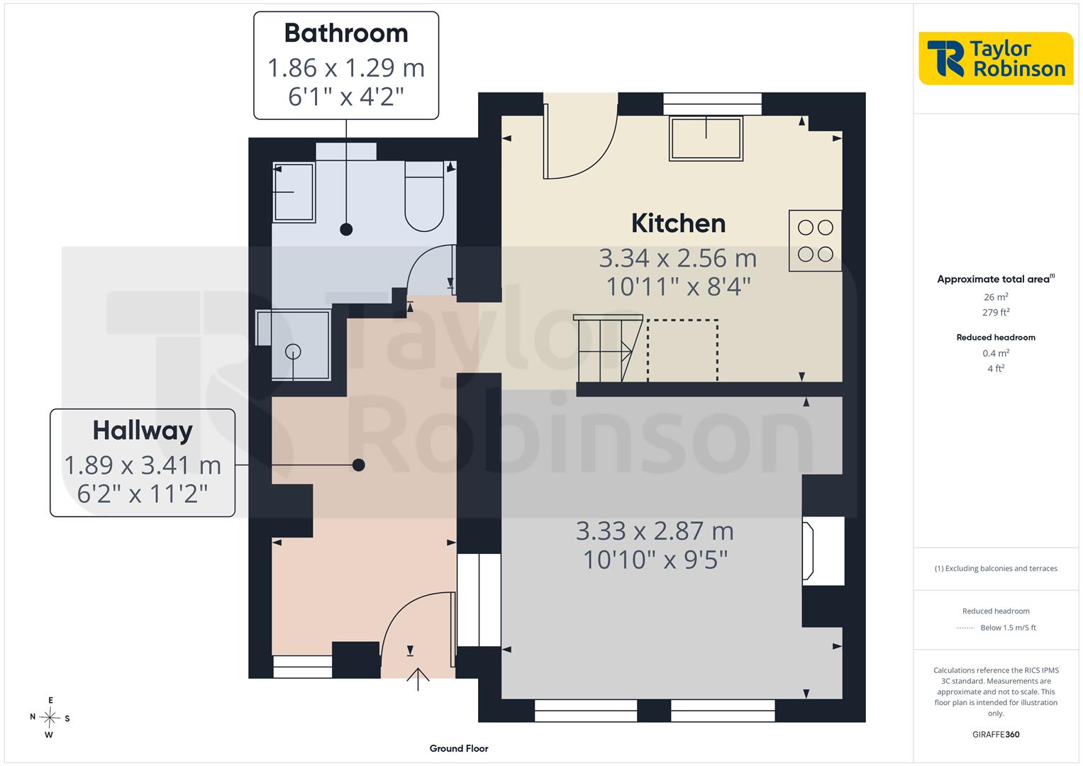 25, North Road, Crawley floorplan