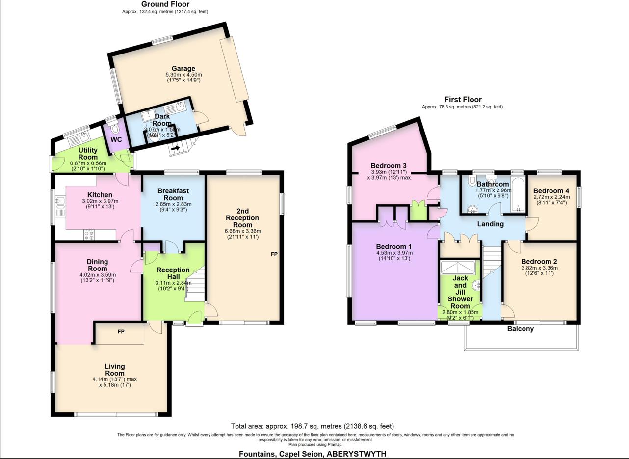 Fountains,, Moriah, Aberystwyth, floorplan