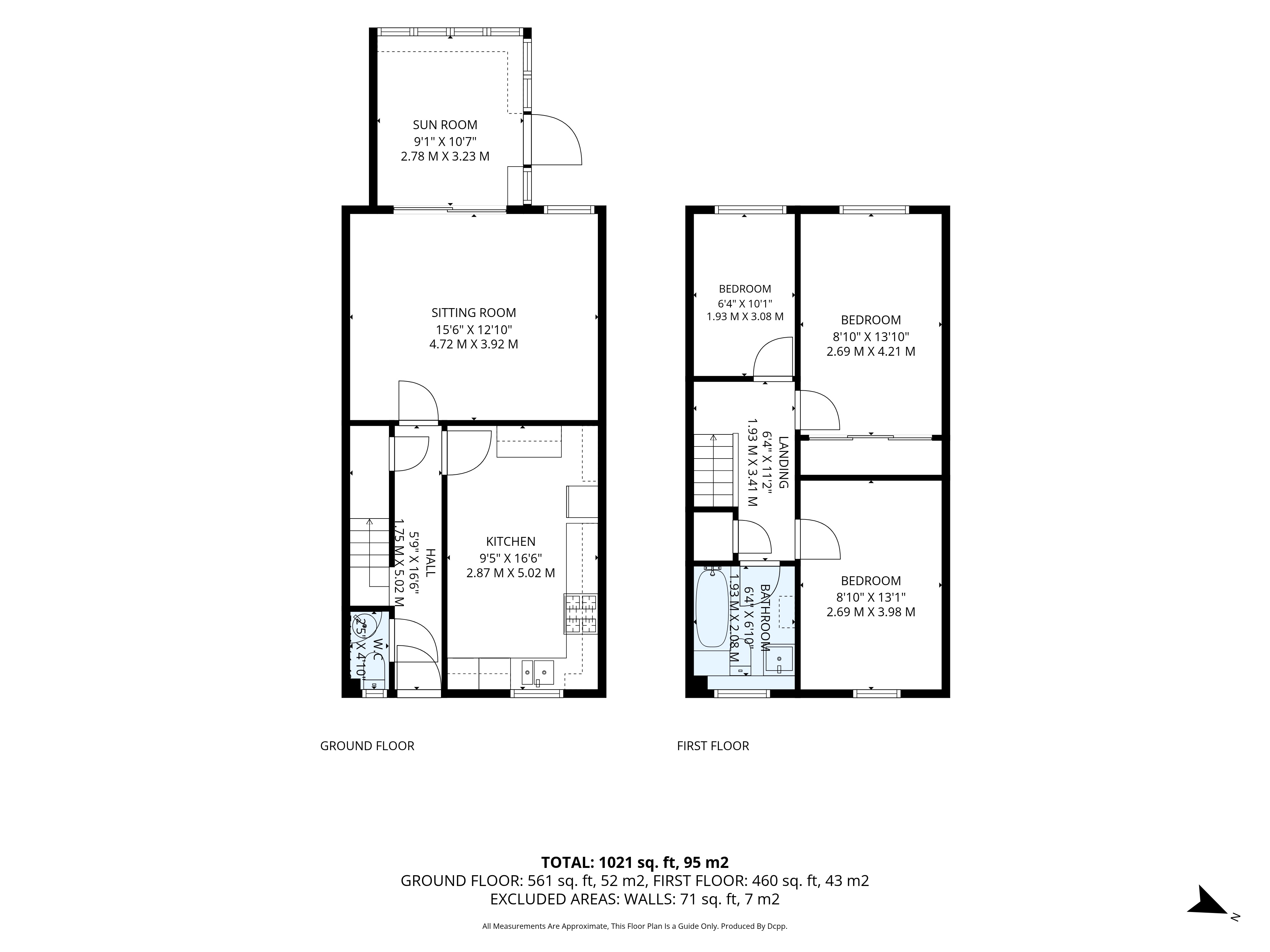 27, Pemberton Walk, Suffolk, IP33 2PE floorplan