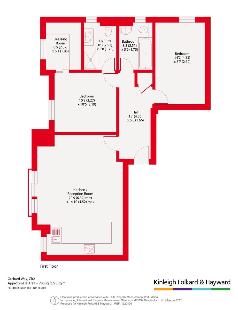 9 Braeburn House, 98, Orchard Way, Surrey floorplan
