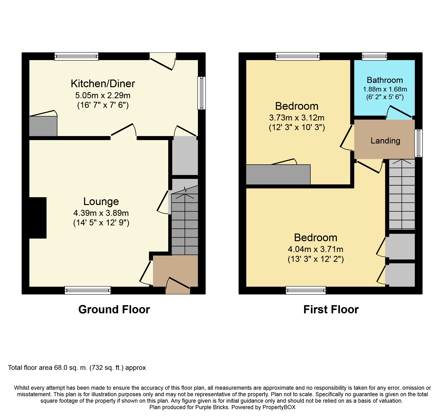 2 Bedrooms End terrace house for sale in Oaklea Crescent, Glasgow G72