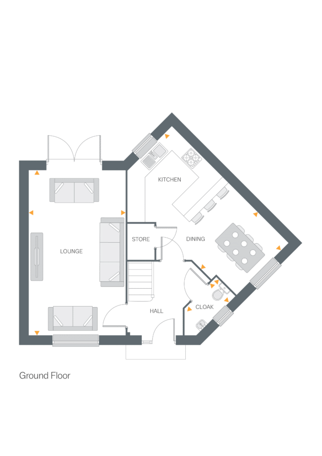 35, Zouch Road, Hathern, Leicestershire floorplan