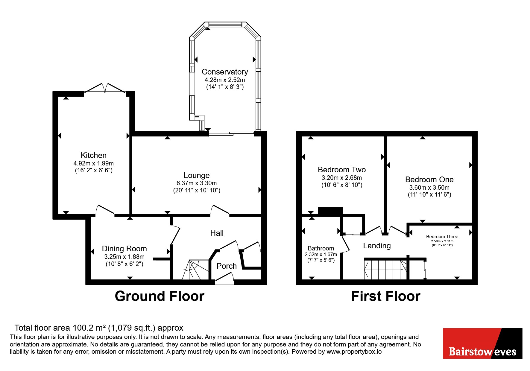 21, Church Walk, Atherstone floorplan