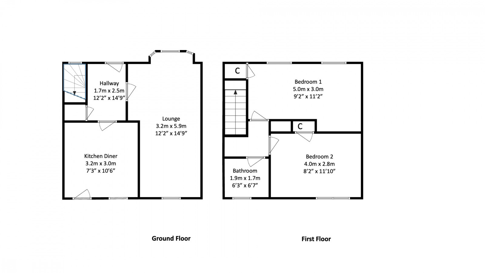 68 Quarry Street, Motherwell floorplan