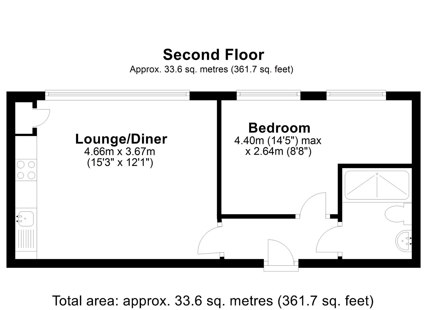 10, Albany House, West Drayton floorplan