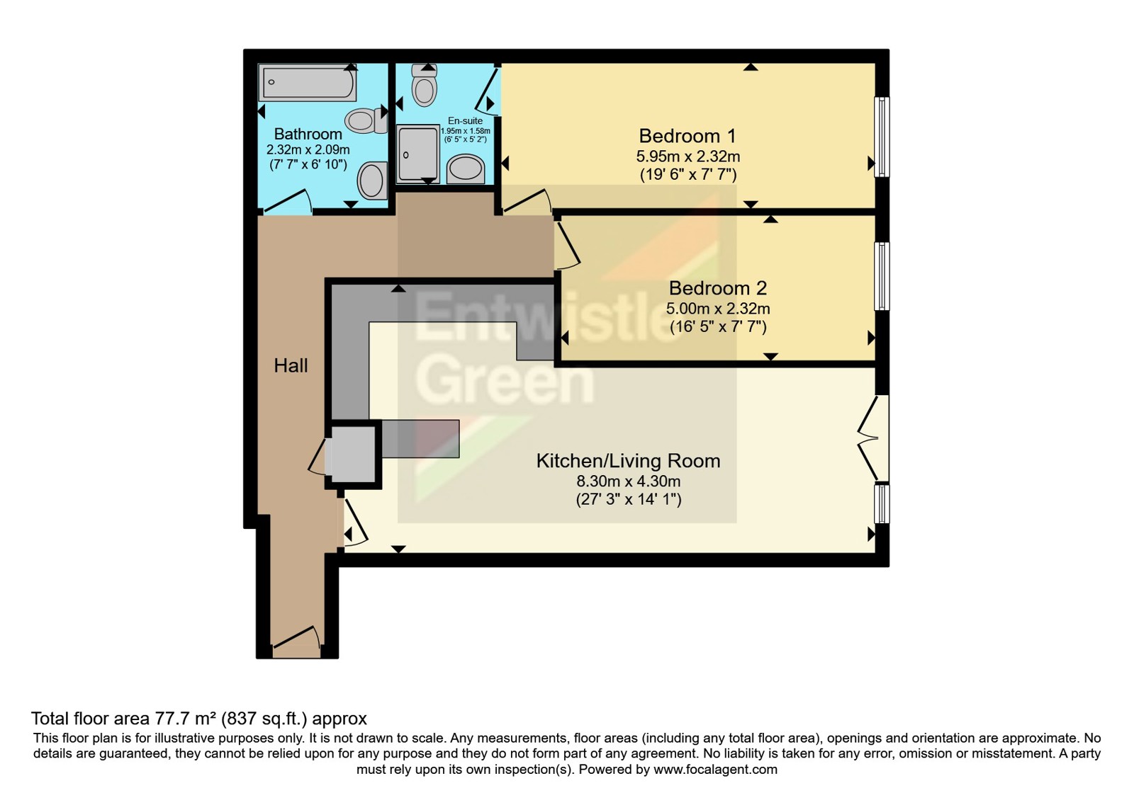 615 Marsden House,, Marsden Road, Greater Manchester floorplan