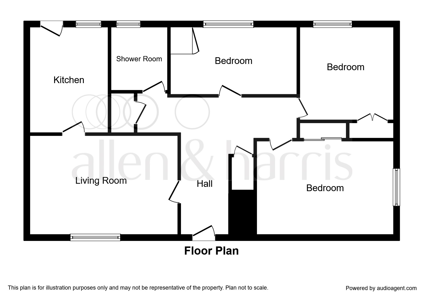 3 Bedrooms Flat for sale in Woodside Crescent, Alexandria G83