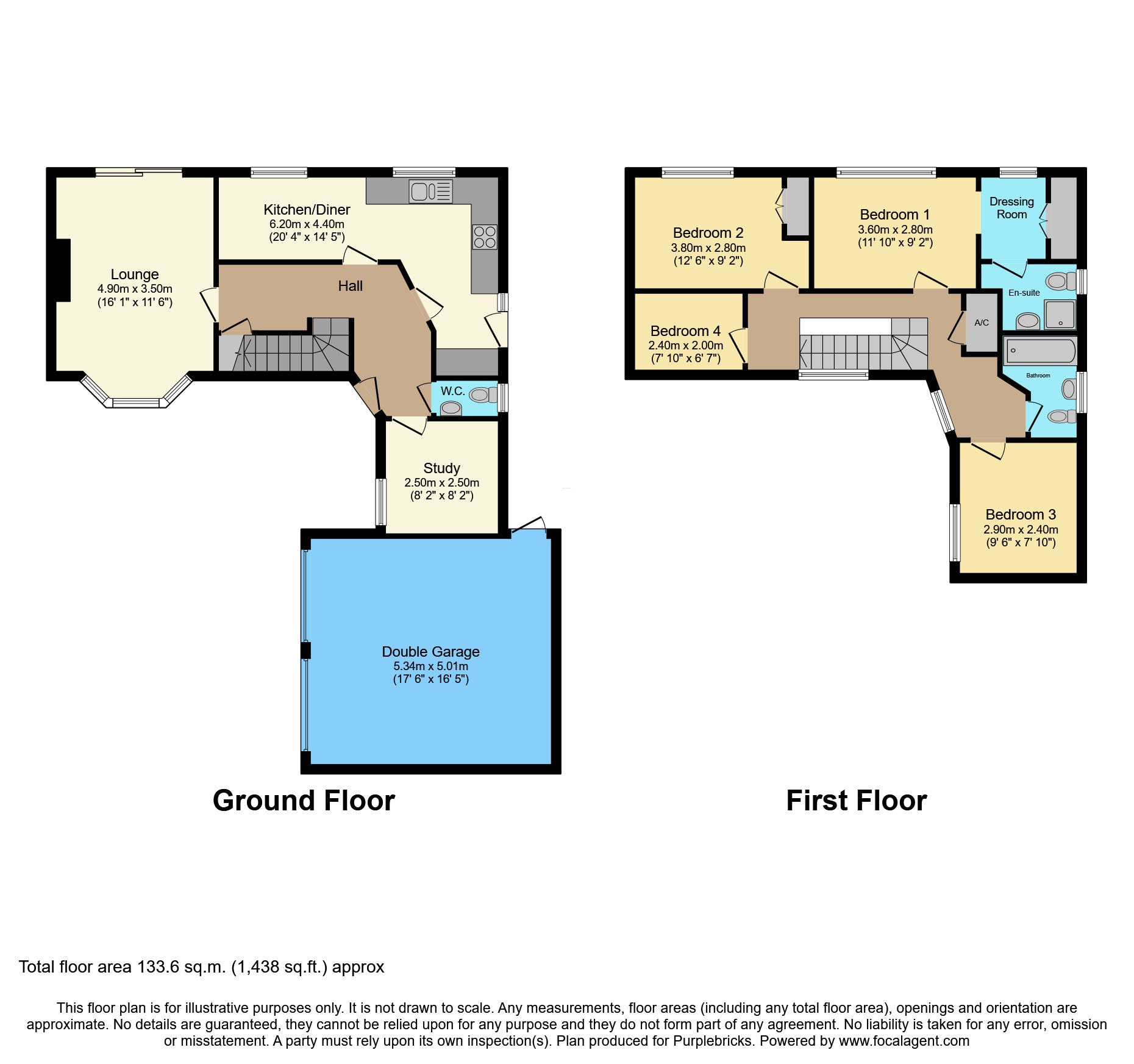 9, Fothergill Close, Market Harborough floorplan