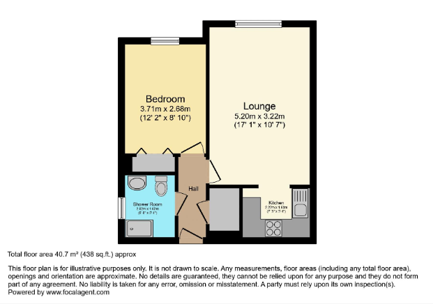 58, Park View Court, Queens Park floorplan
