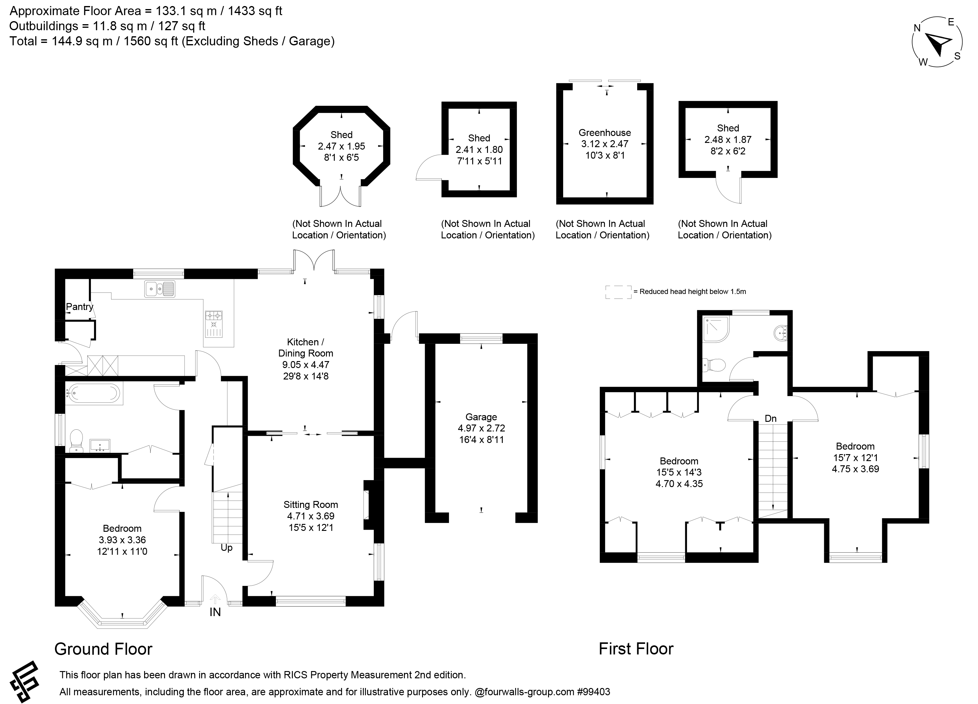 139, Priory Road, Hungerford floorplan