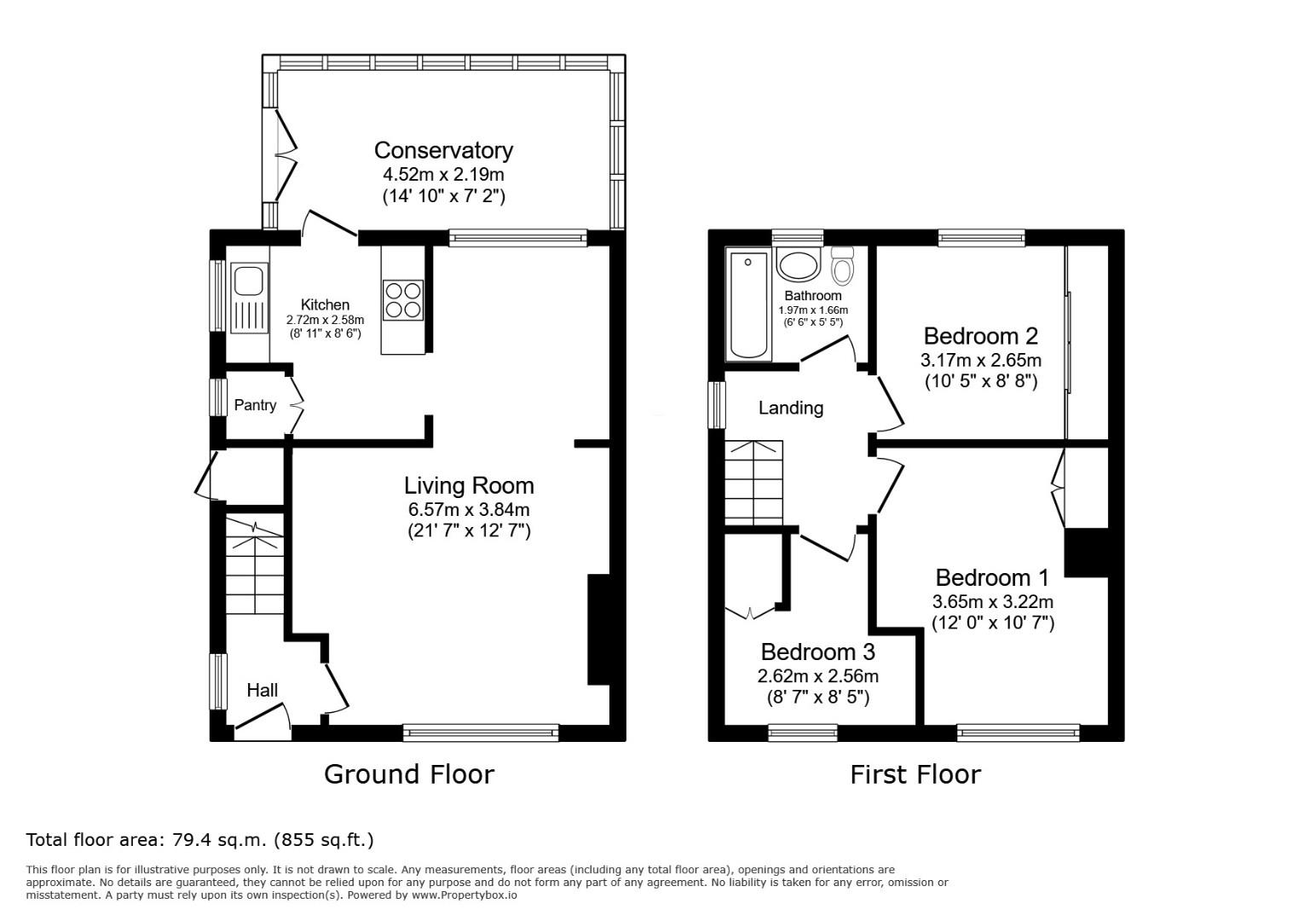 20, Lamb Hill Close, Sheffield floorplan
