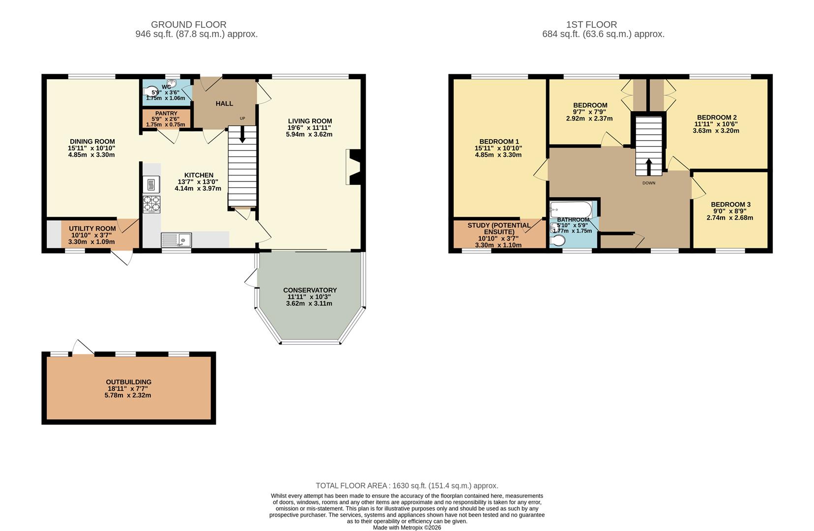 41, The Rookery, Balsham floorplan