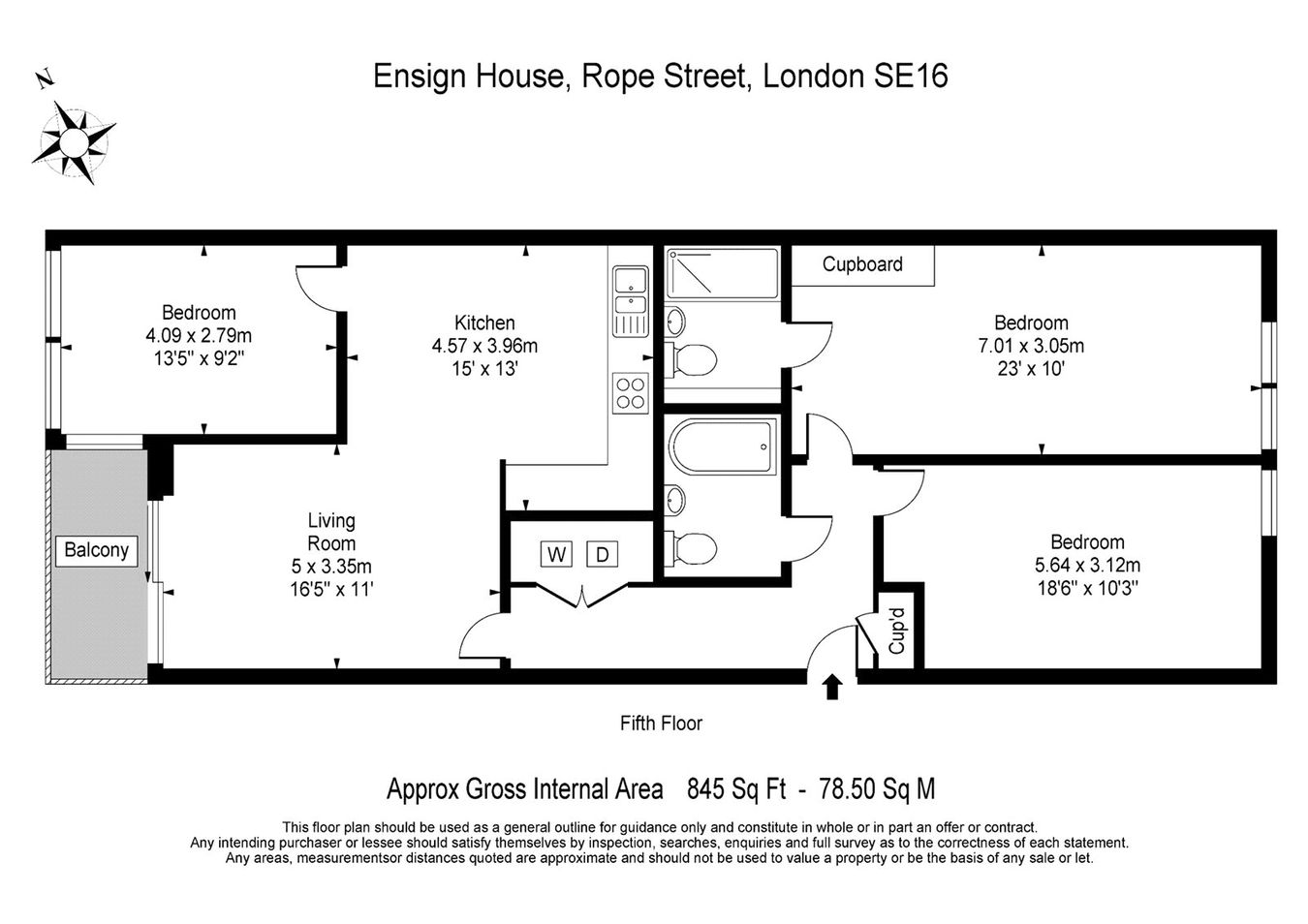Ensign House, London floorplan