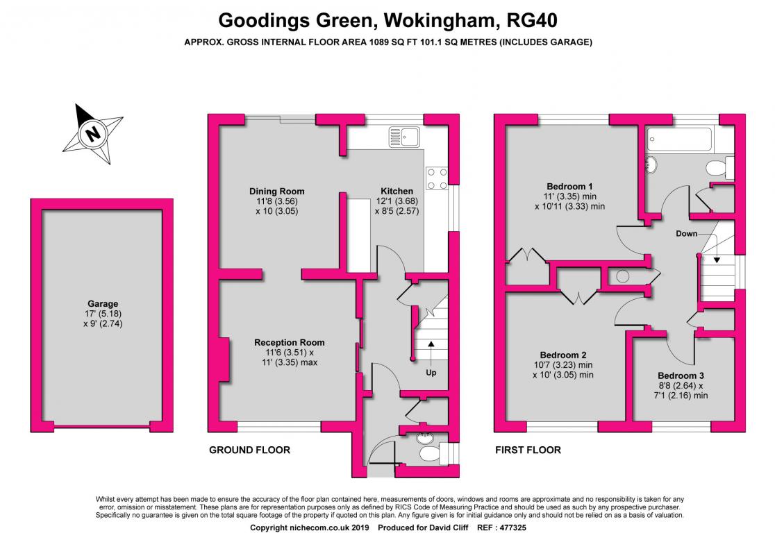 3 Bedrooms Semi-detached house for sale in Goodings Green, Wokingham RG40