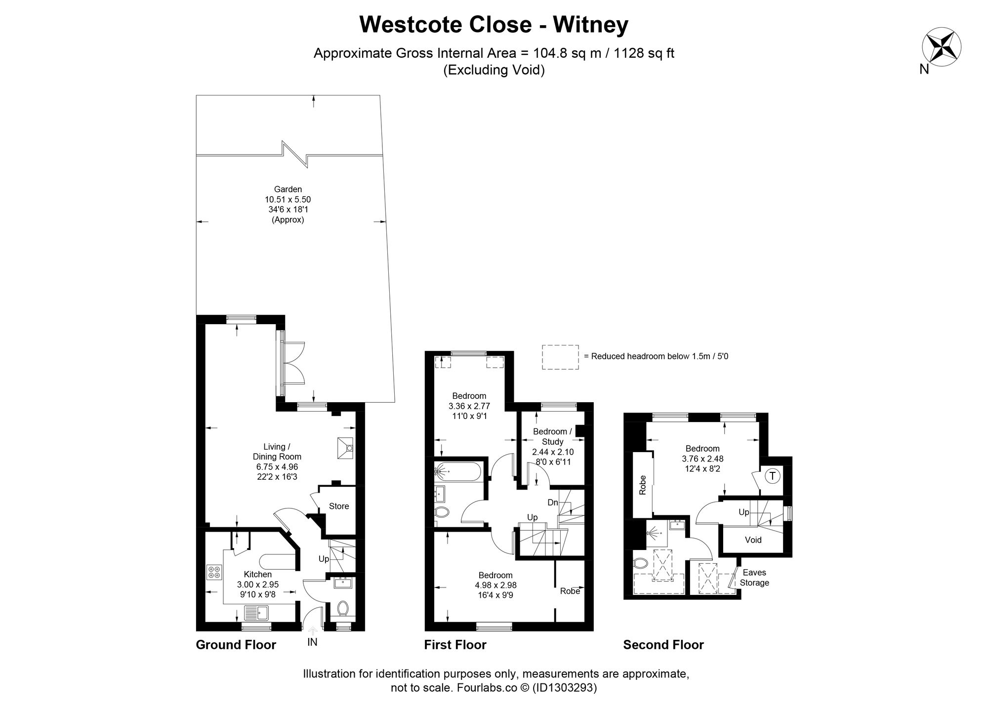 32 Westcote Close, Witney floorplan