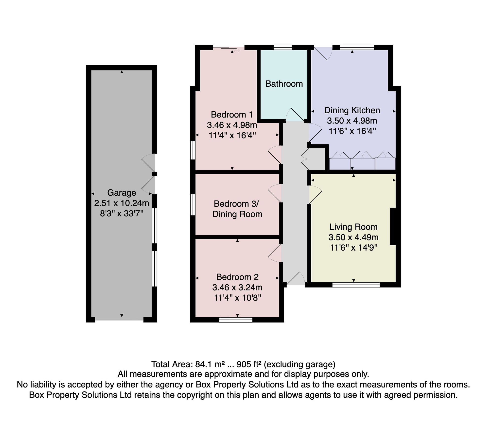 28 Castle Road, Harrogate floorplan
